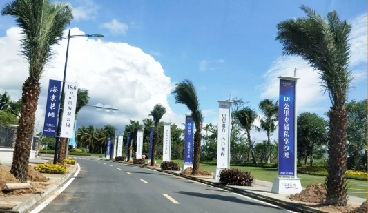 清凤集团海棠长滩 道旗